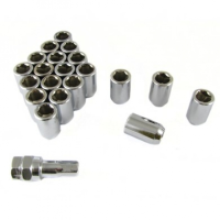 Radmuttern Kegelbund 60° | Für Alufelgen Silber M12x1,25